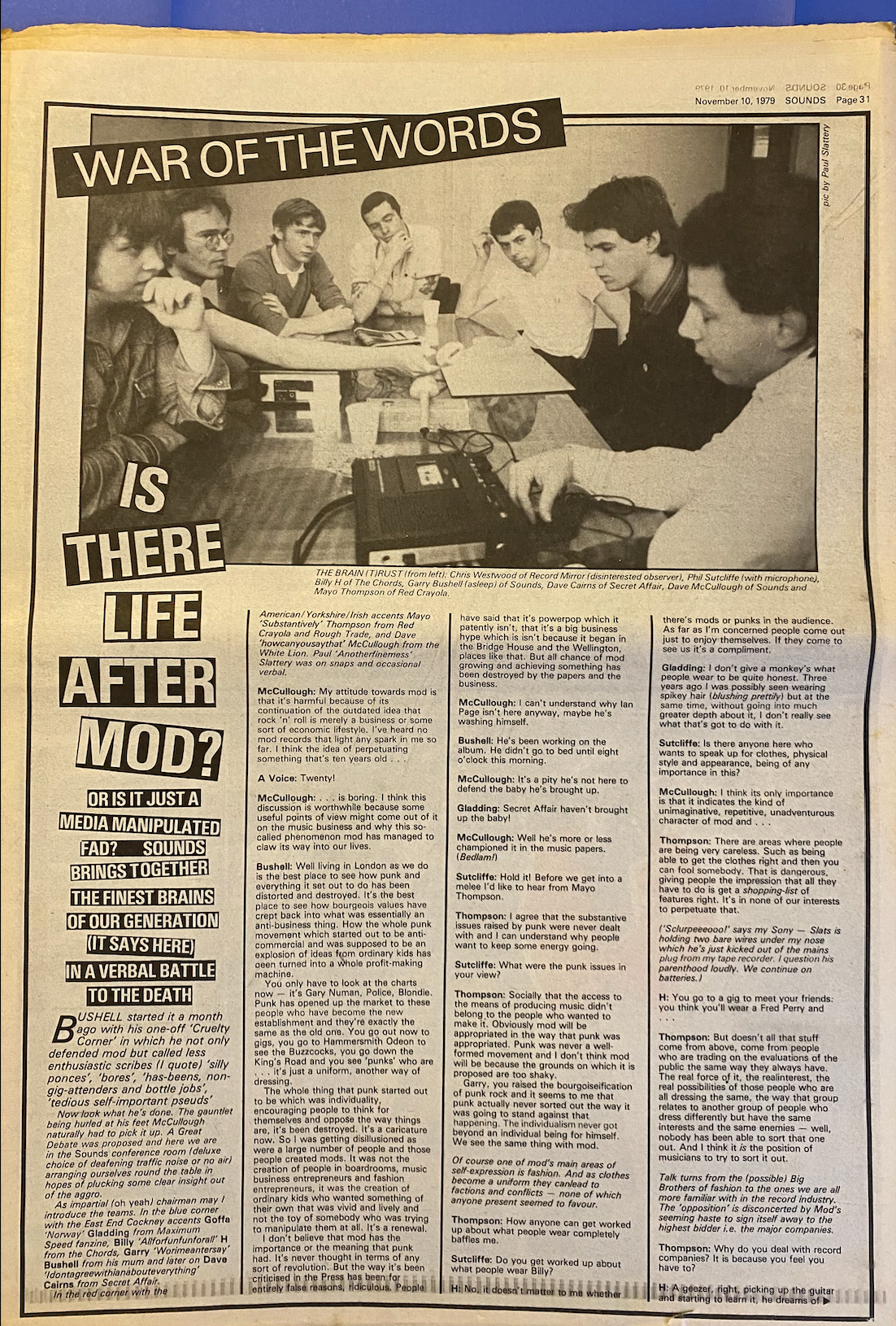 Mod Revival Sounds magazine November 1979