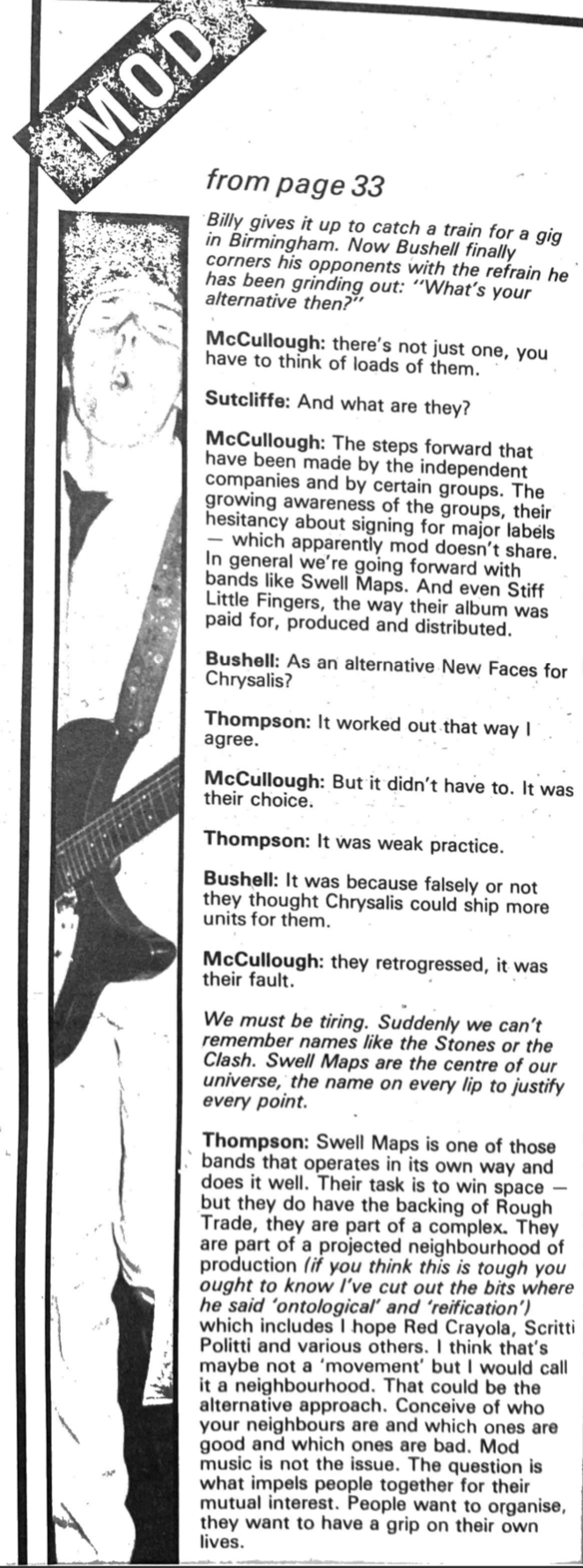 Anglozine Sounds Magazine November 1979 Mod revival