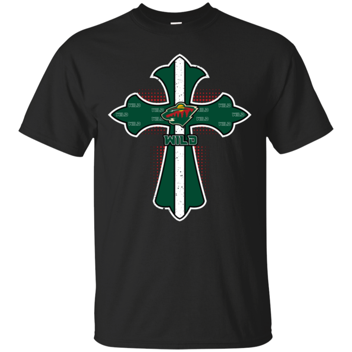 Cross Shirt For Jesus And Minnesota Wild Fans T - Shirt For 