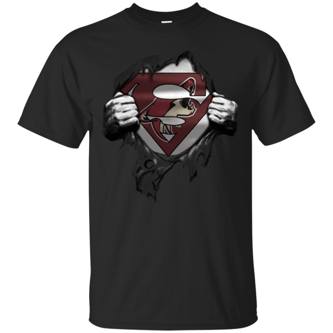 Shirt For Arizona Coyotes And Superman Fans T - Shirt For Shirts