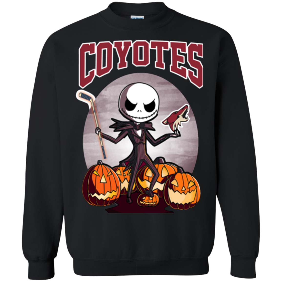 Jack Skellington Halloween Shirt For Arizona-coyotes Fans 