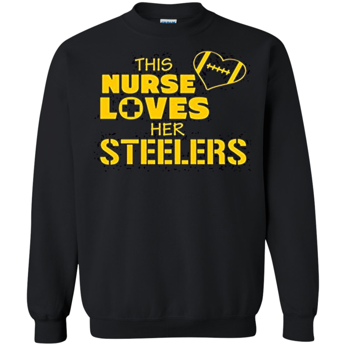 This Nurse Loves Her Steelers Football 