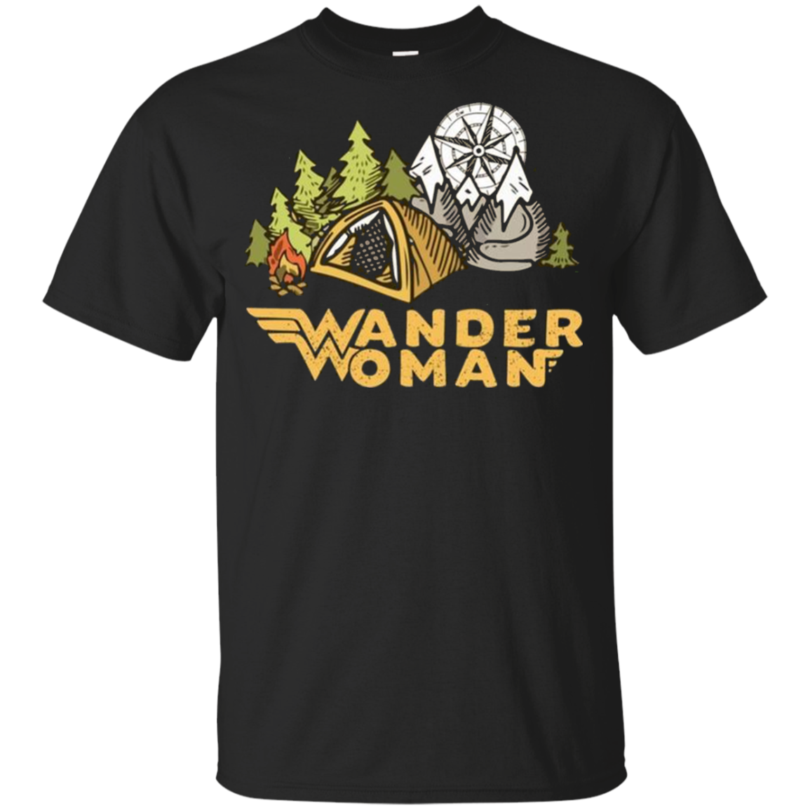 Wander Camping Mountain Hiking T-shirt For , Shirt