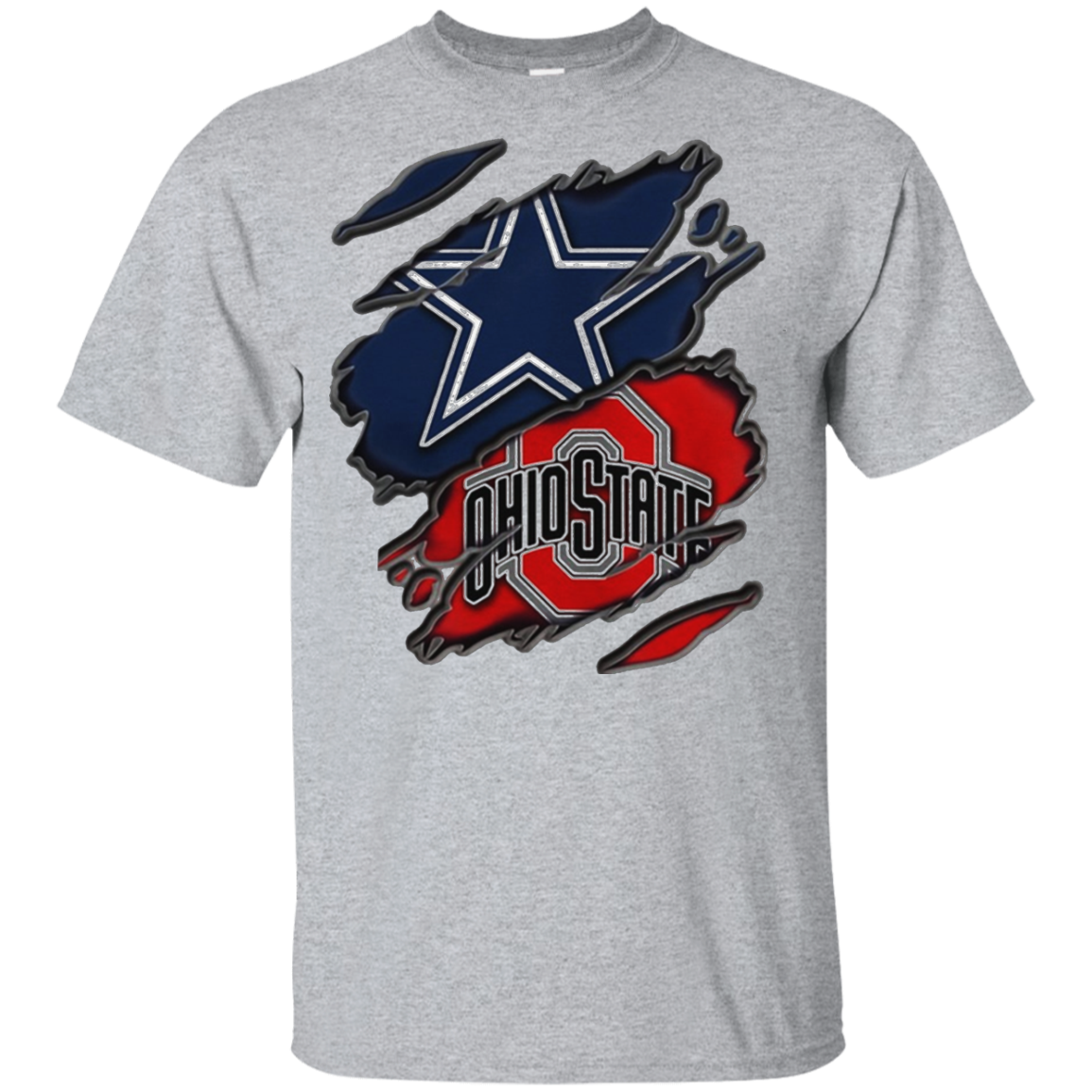 Dallas Cow And Ohio State Buckeyes Inside Me T-shirt For 