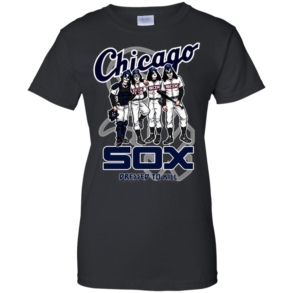 Mlb Chicago Sox Kiss Dressed To Kill For T Shirt