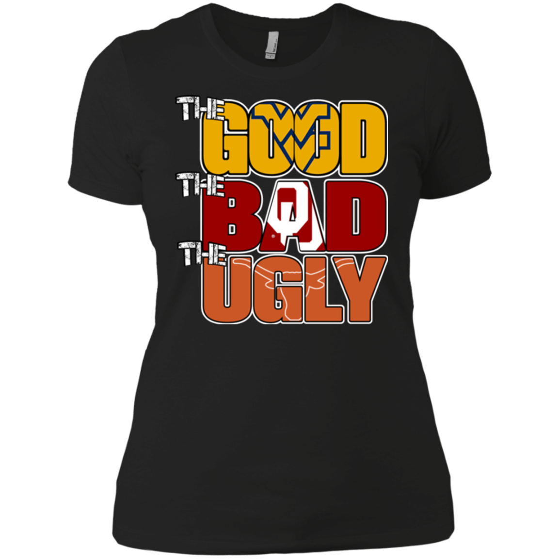 West Virginia Mountaineers - The Good The Bad The Ugly T-shirts T-shirt For 