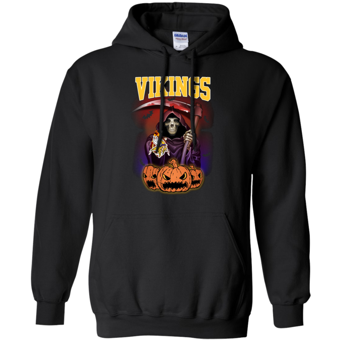 Minnesota-vikings Reaper The Death Halloween Shirt For Fans Shirt