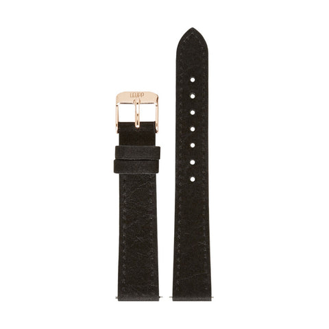LEUPP Piña Black Strap, 16mm | For Men and Women – LEUPP Watch