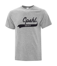 Grey CPSHL T-Shirt with sport tail logo