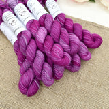 Mini Skeins 4 Ply Supreme Sock Yarn in Wild Berry Swirl| Mini Skeins | Sally Ridgway | Shop Wool, Felt and Fibre Online