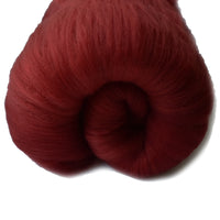 Carded Merino Wool Batts Hand Dyed in Rich Mahogany 12941| Merino Wool Batts | Sally Ridgway | Shop Wool, Felt and Fibre Online