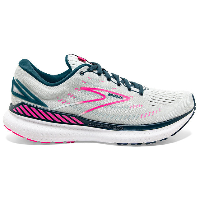 brooks pink running shoes