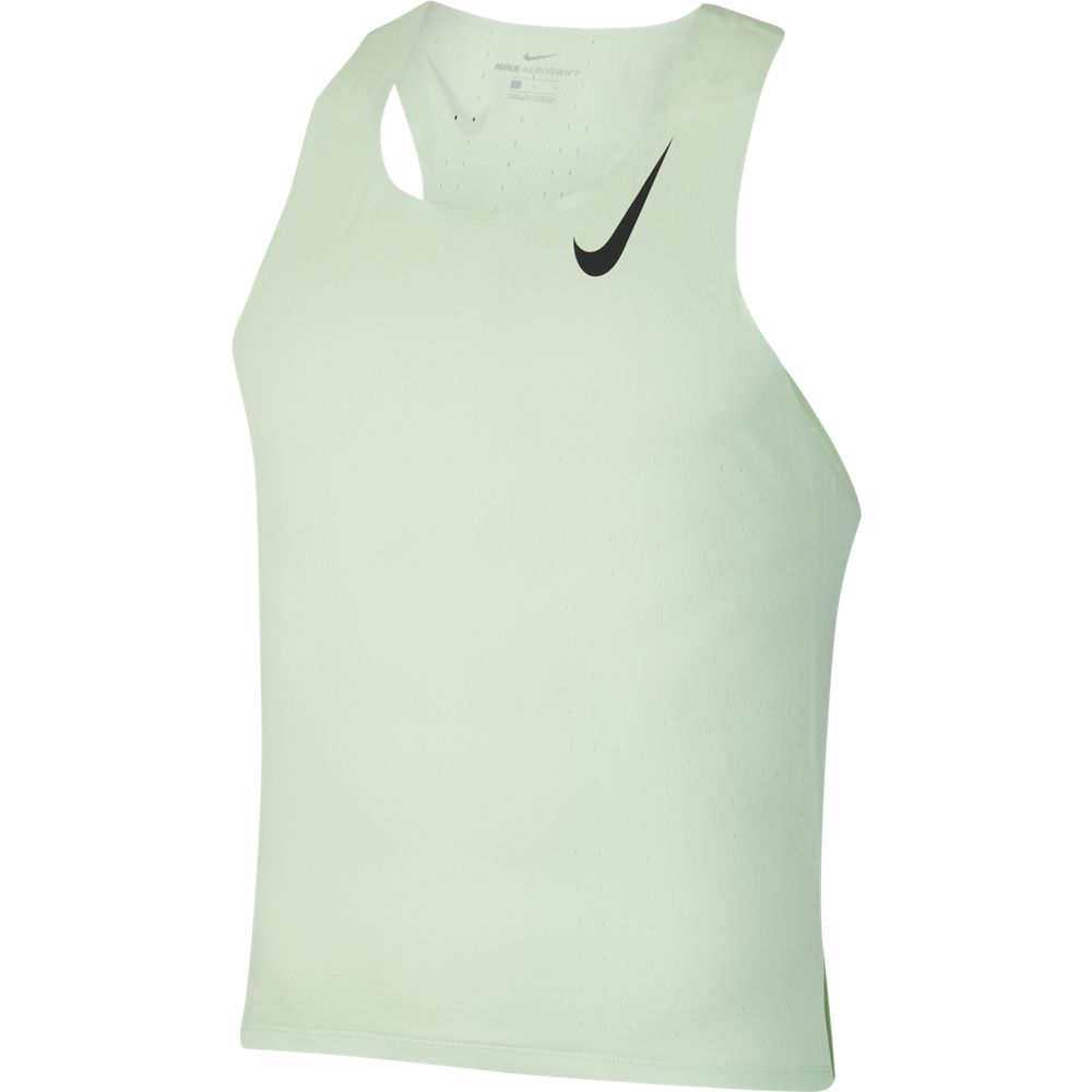 nike aeroswift singlet green