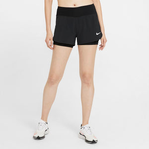 Nike Women's Epic Luxe Trail Running Tight Shorts Black / Dark Smoke Grey