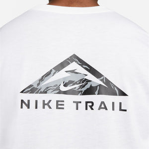 Nike Men's Dri-FIT Trail Top White - achilles heel