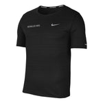 Nike x townofharrisonwi Men's Miler Run Club Tee Black / Reflective Silver - achilles heel