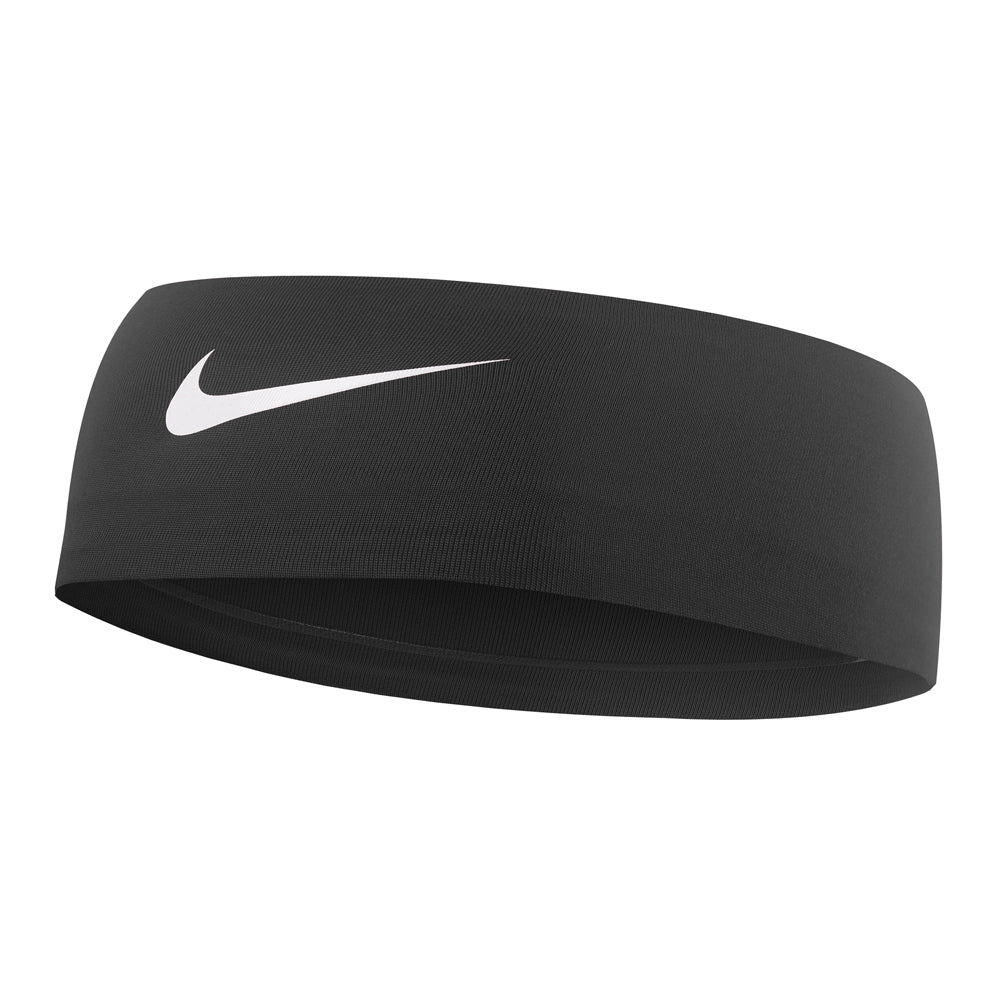 Nike Dry Wide Headband Black / White 