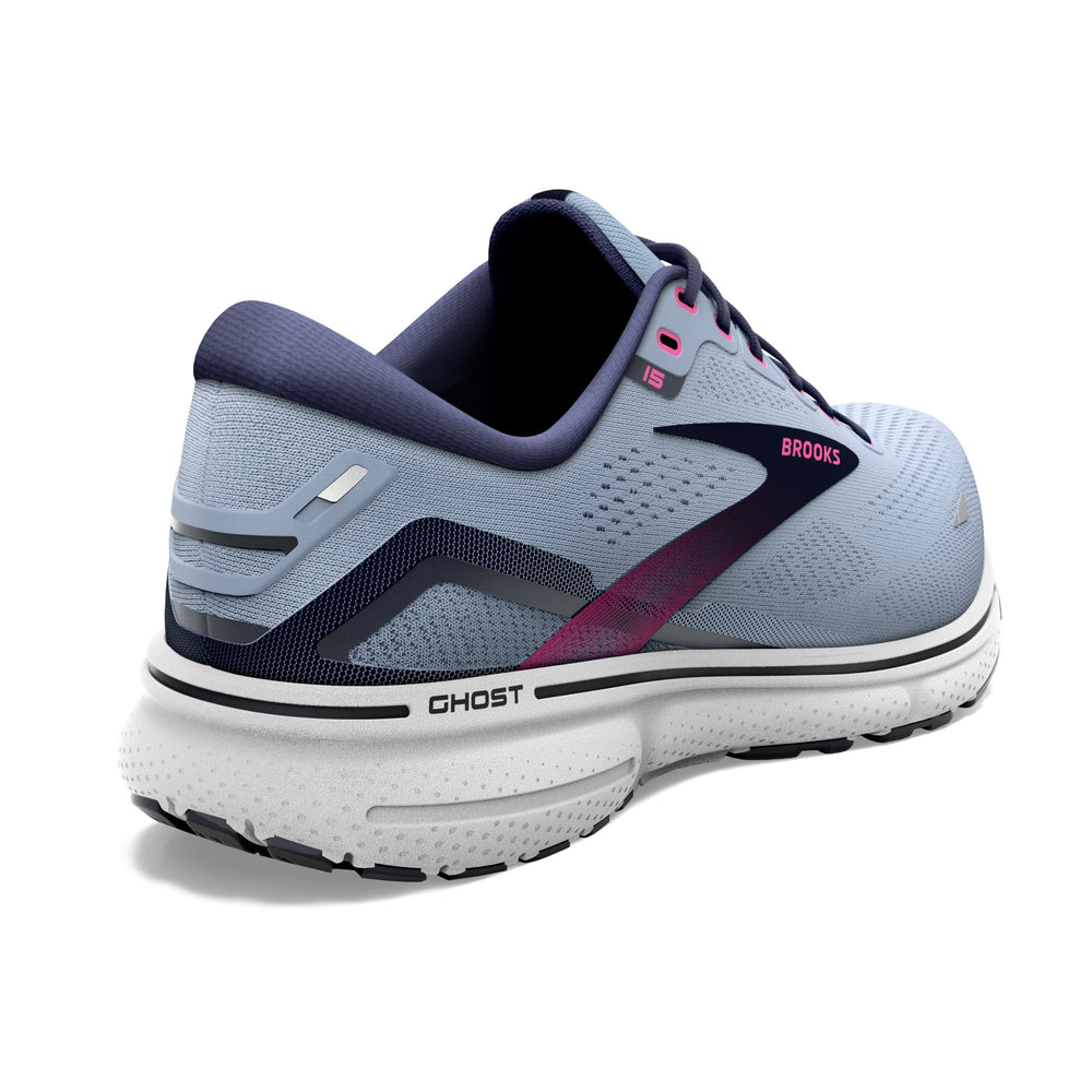 Brooks Ghost 14 Mens Neutral Running Shoe Grey/Blue/Red | lupon.gov.ph