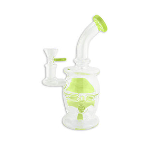 Pulsar Faberge Ball Water Pipe - 7.5" - Light Green