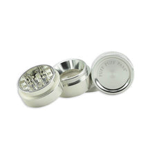 Load image into Gallery viewer, Puff Puff Pass 30mm 4 piece Grinder - Silver