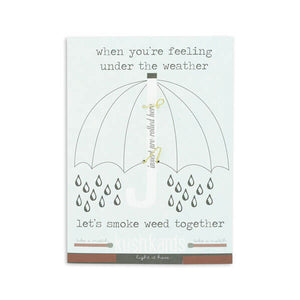 KushKards 'Smoke Weed Together' Just Add A Pre-roll Get Well Soon Greeting Card