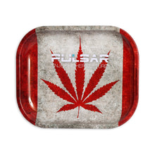 Load image into Gallery viewer, Cannabian Flag Metal Rolling Tray With Rolled Edges For Strength - Small 7&quot; x 5.5&quot;