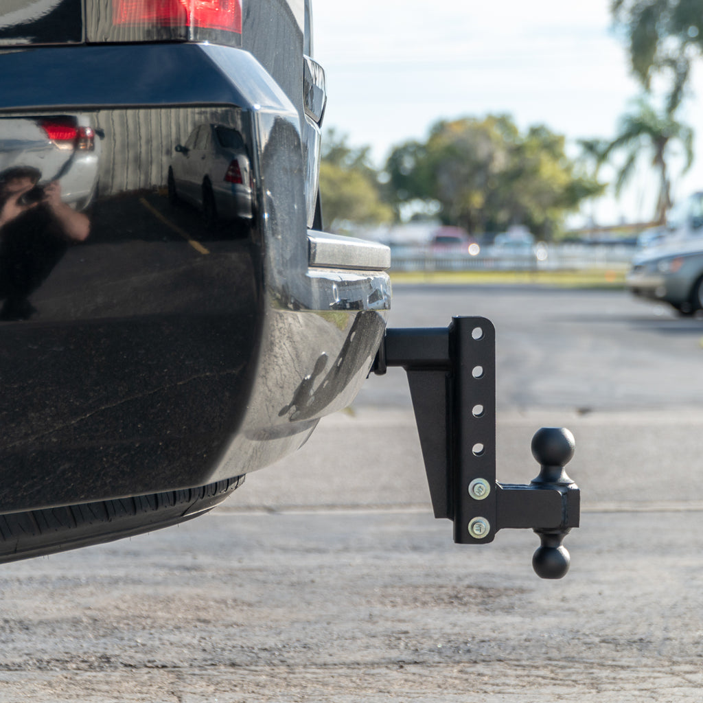 2.0" Medium Duty 6" Adjustable Drop & Rise Trailer Hitch By