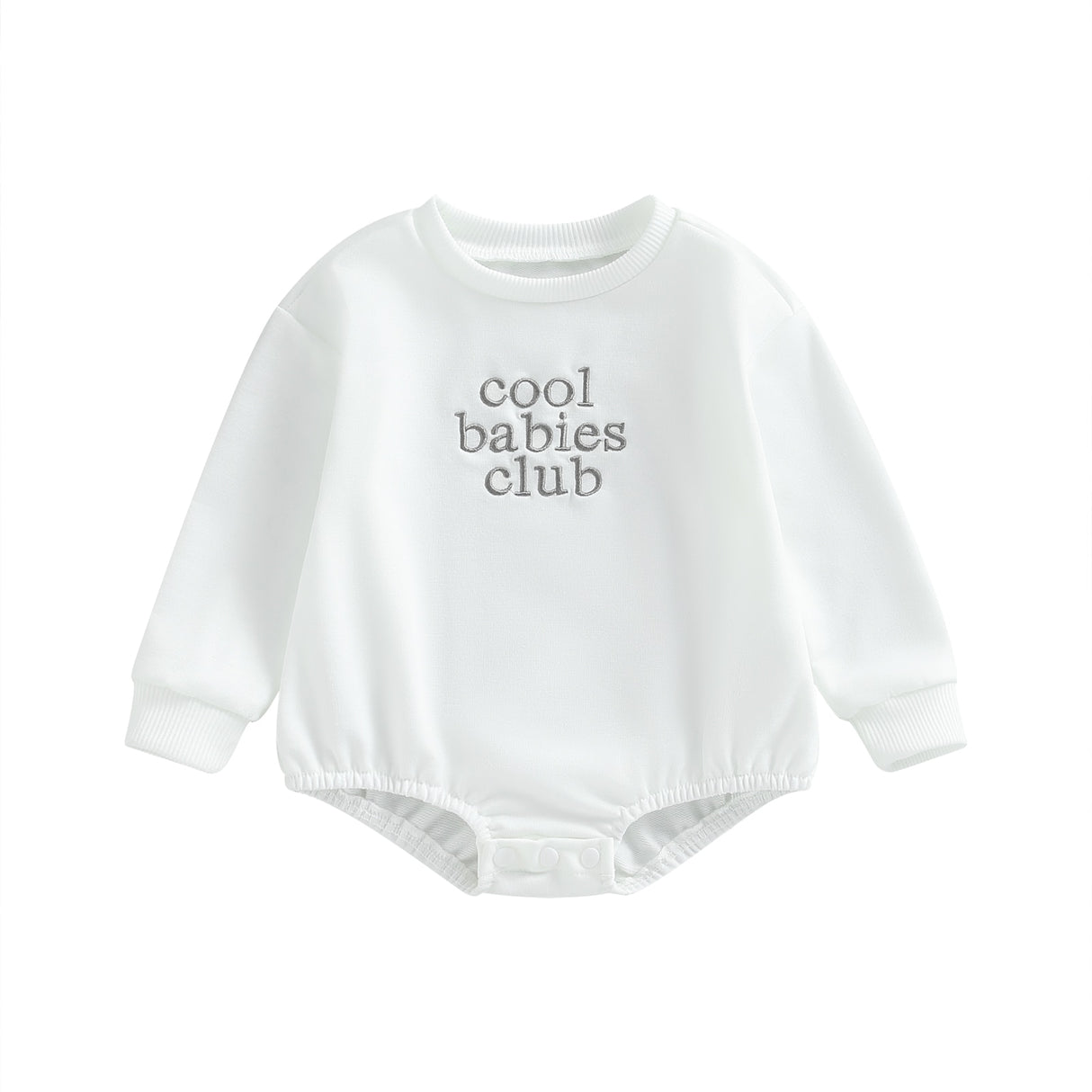 Cool Babies Club Romper - White – Urban Bubs