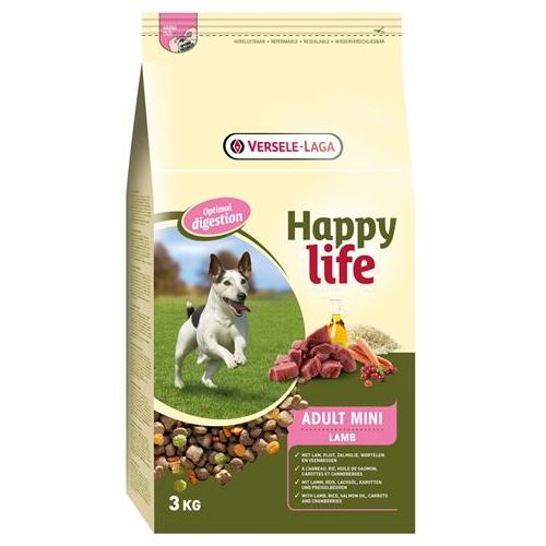 Happy Life Mini Lamb 3 KG – Mijn Gezonde Hond