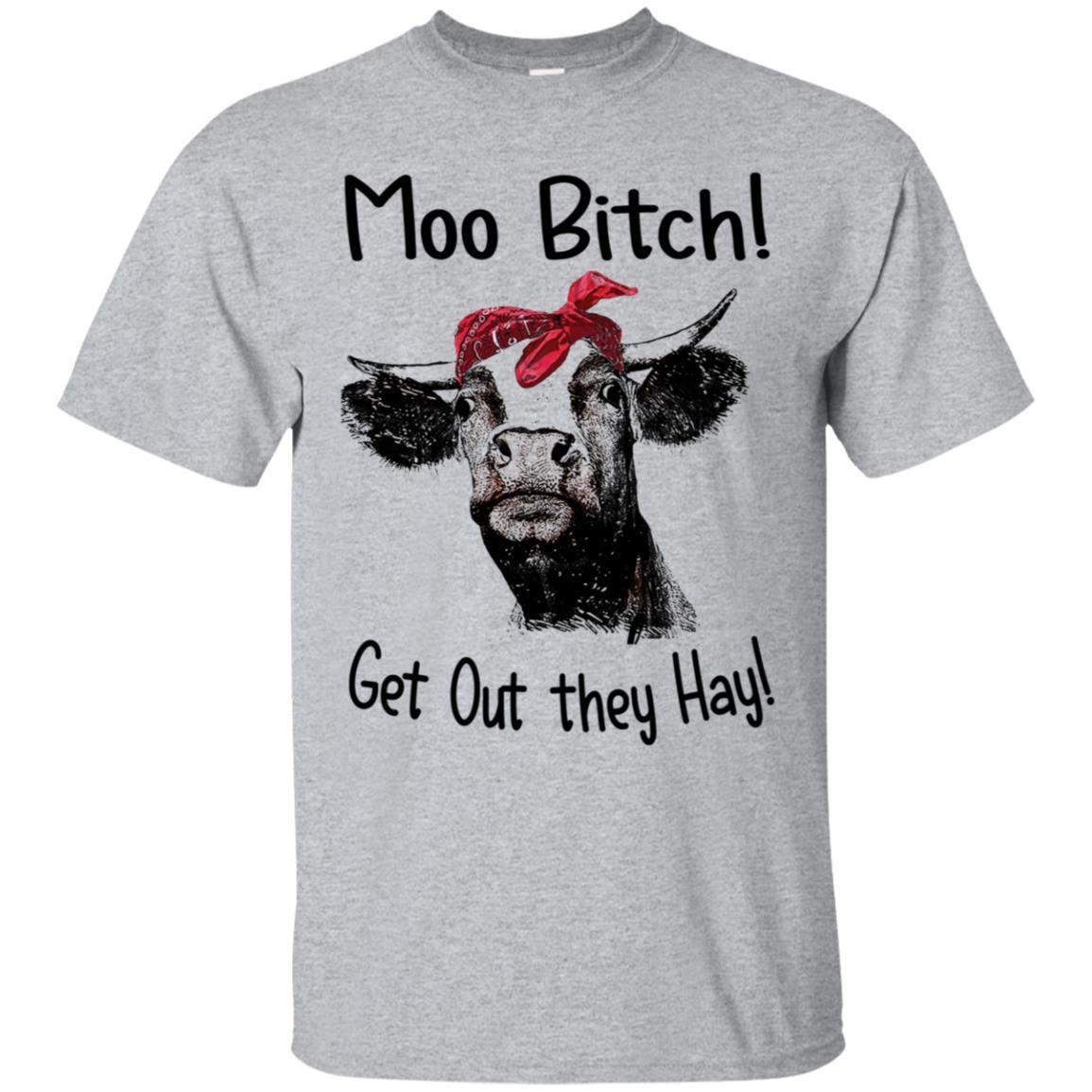 Heifer Bandana Moo Bitch Get Out The Hay Cow Christmas Shirts