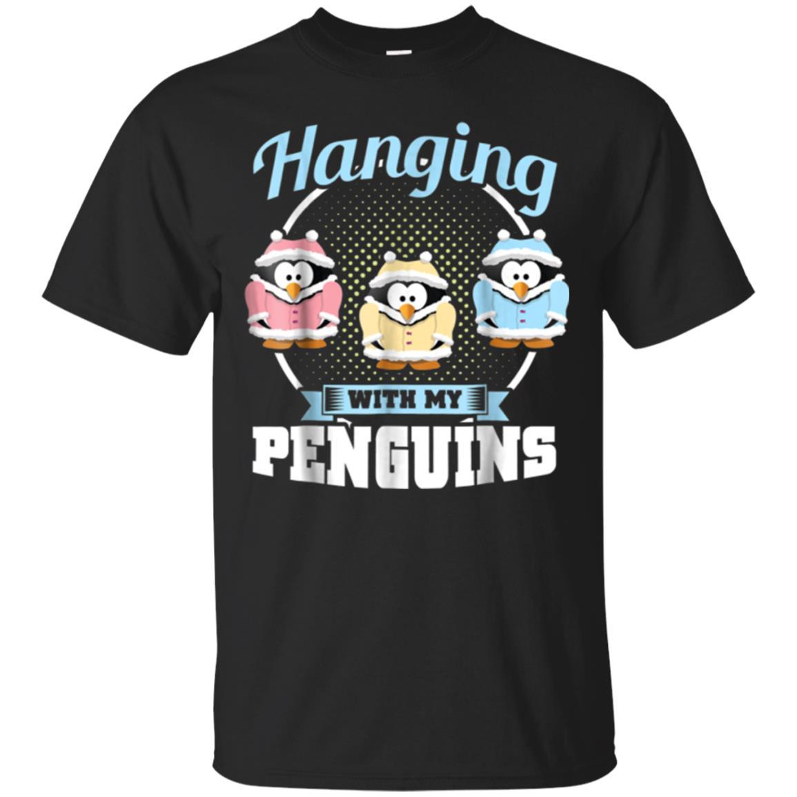 Penguin Funny Bird Animal T Shirt Penguins Love Gift Tee