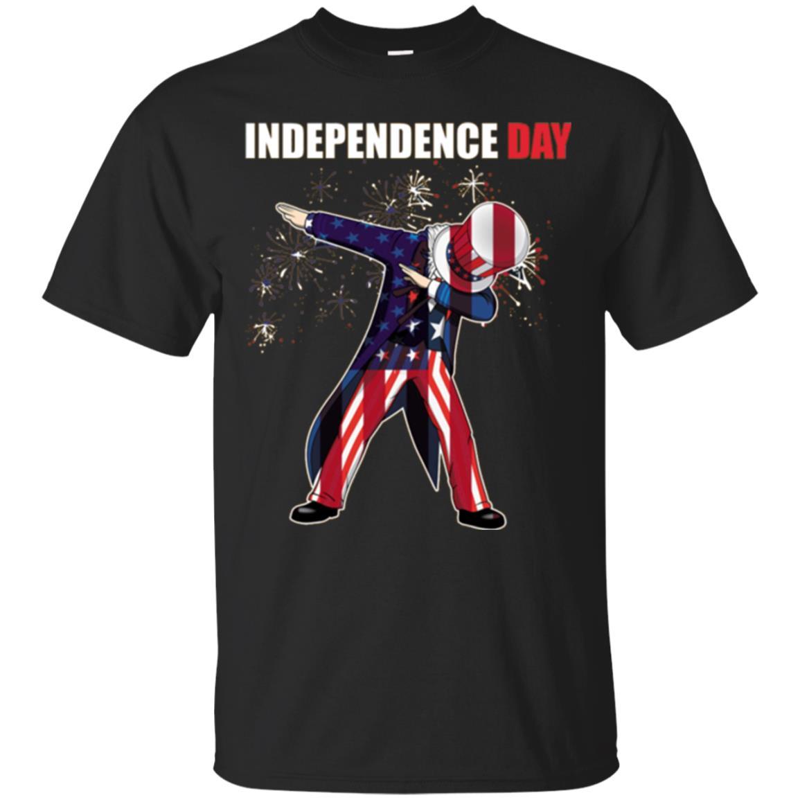 The Dabbing Uncle Sam Independence Day Usa Party Tshirt Jaq T-shirt