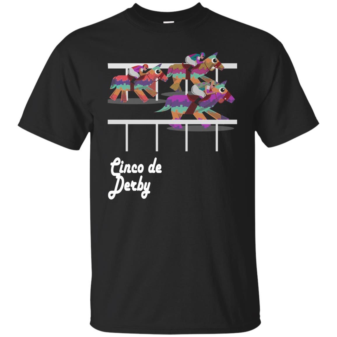 Derby Party Pinata Jockeys Cinco De Mayo Horse Racing T Shirt