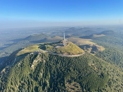 Paramotoring around the Puy de Dôme