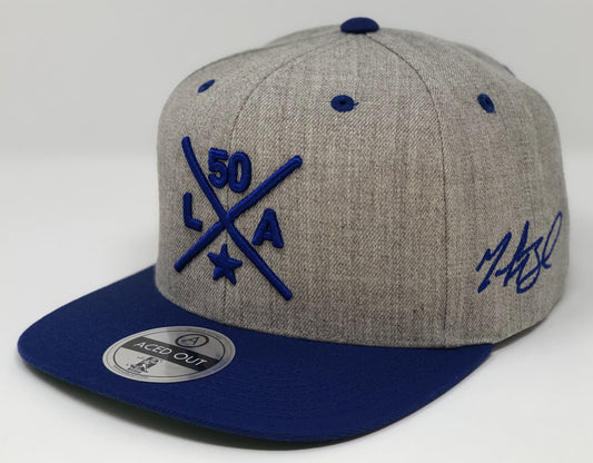 Mookie Betts 50 Hat - Grey/Royal Snapback – Aced Out Apparel