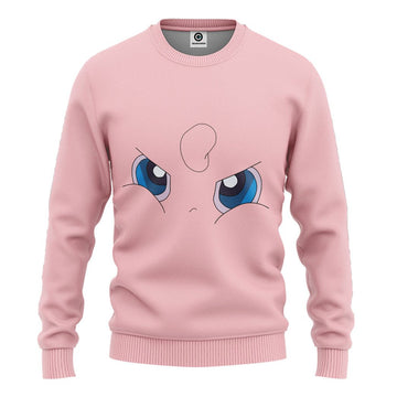 Squirtle Pokémon Cute Flower Anime Embroidery Crewneck Sweatshirt - Teeholly