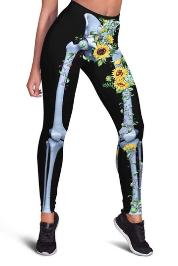 Gearhumans Cute godzilla Full-print Leggings