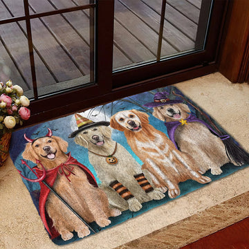 Noodever 3D Life Is Better With A Golden Retriever Doormat