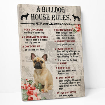 Gearhumans 3D Boxer Dog Welcome To My House Rules Custom Doormat