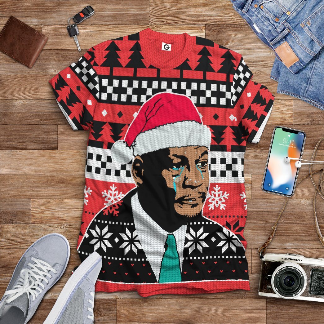 crying jordan sweater