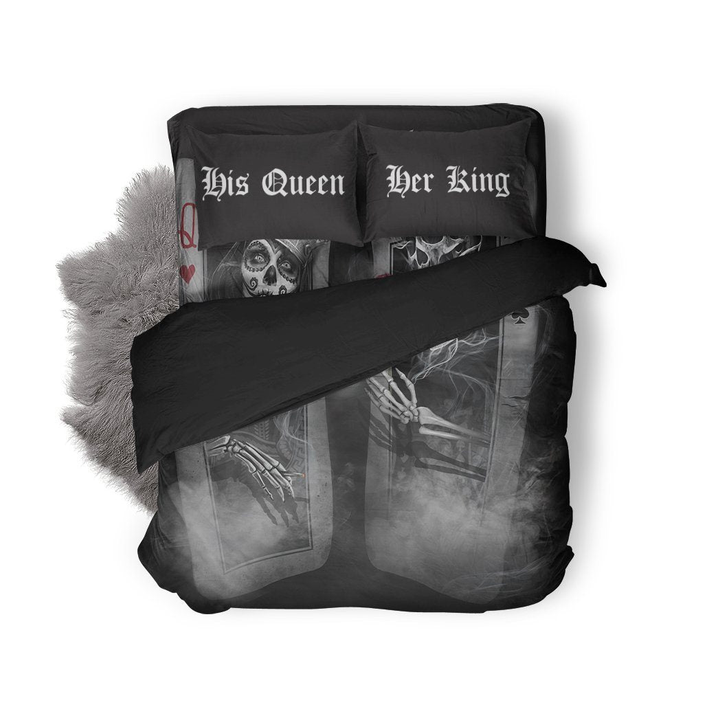 Gearhuman 3D Her King His Queen Bedding Set GK18011 Quilt Set Quilt Set Twin 