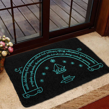 Gearhumans 3D Golden Retriever Welcome To My House Rules Custom Doormat