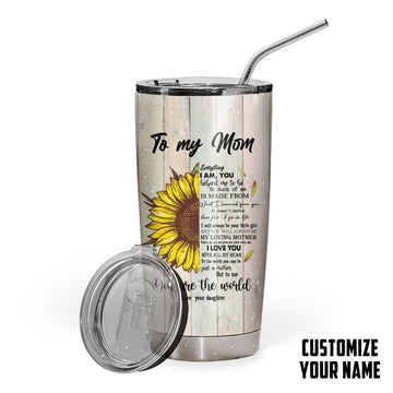 Wozoro Personalized Tumbler Family To My Mom Sunflower – Wozoro