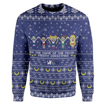Ugly Sailor Moon Custom Sweater Apparel HD-TA16111901 Ugly Christmas Sweater Long Sleeve S 
