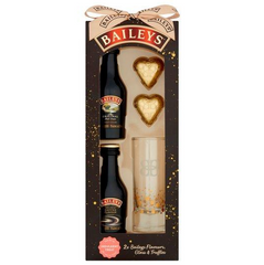 Baileys Flavours Glass & Chocolate Heart Truffle Gift Set
