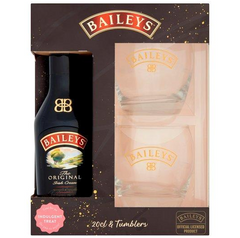 Baileys Original Cream Liqueur 20Cl & Tumbler Gift Set