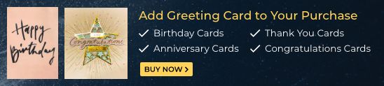 Add greeting card to your purchase