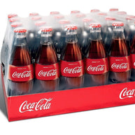 Coca Cola Glass Contour Bottles 24x330ml