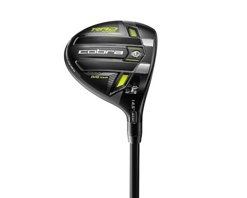 Cobra King RADSPEED Big Tour Fairway Wood - Black/Turbo Yellow