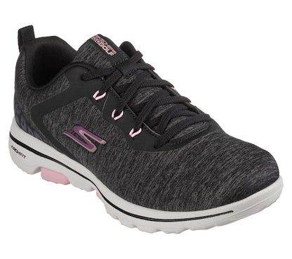 Women's Go Walk 5 Golf Shoes - Black/Pink – Golf